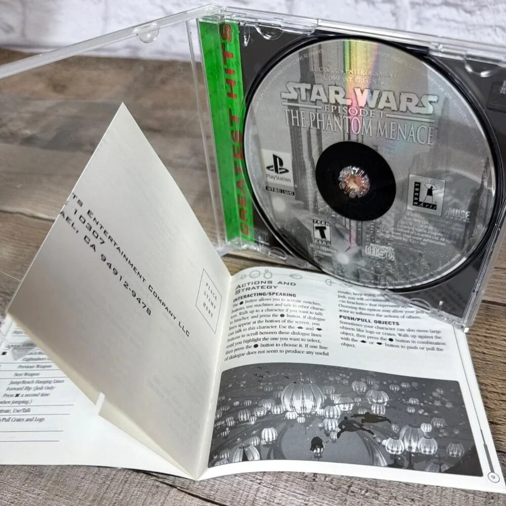 Star Wars Episode I The Phantom Menace Greatest Hits CIB Complete W/ REG Tested